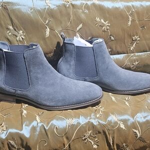 Men's Suede Chelsea Boots - Gray